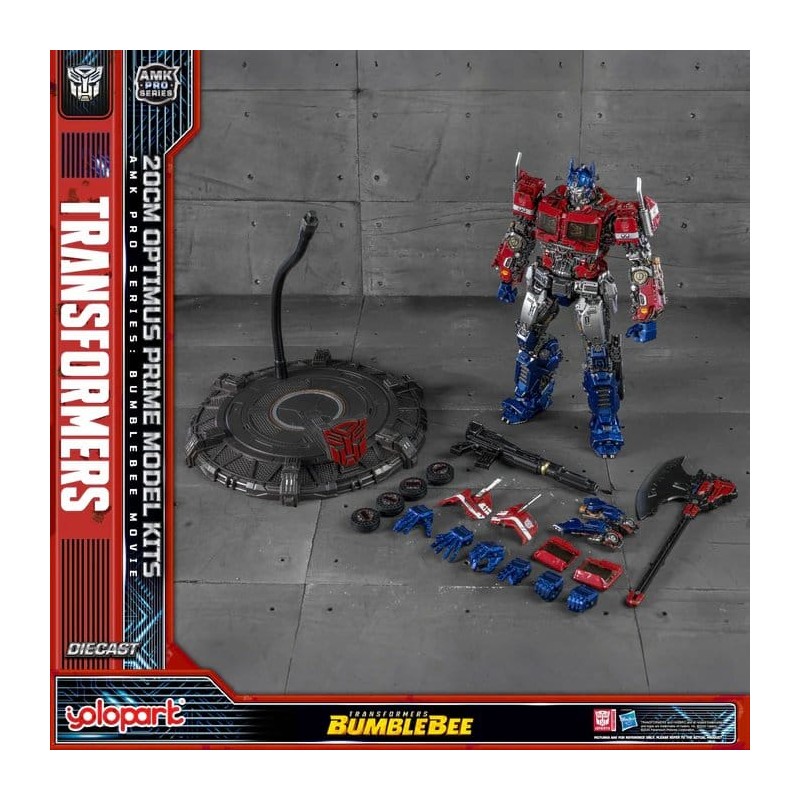 Transformatoren: Bumblebee Plastic Model Kit AMK PRO Serie Optimus Prime 20 cm
