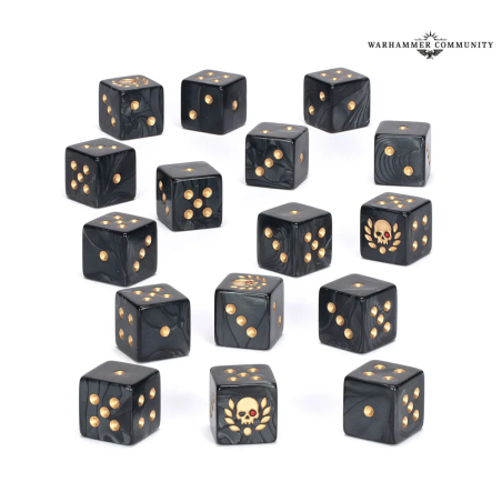 Warhammer 40,000 - Astra Militarum : Set De Dés Commissaire Yarrick