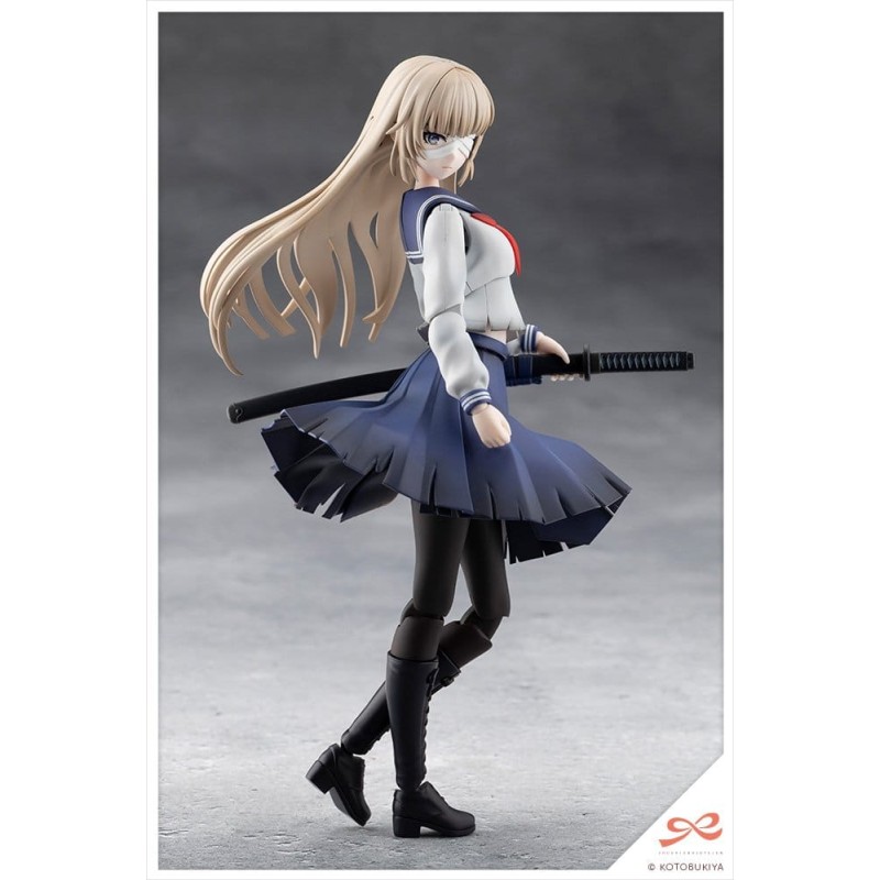 Sousai Shojo Teien Plastic Model Kit 1/10 Kuon Yakushiji Maria Kagaribi Damage Ver. School Girl Emulation 16 cm