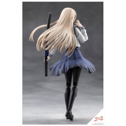 Sousai Shojo Teien Plastic Model Kit 1/10 Kuon Yakushiji Maria Kagaribi Damage Ver. School Girl Emulation 16 cm