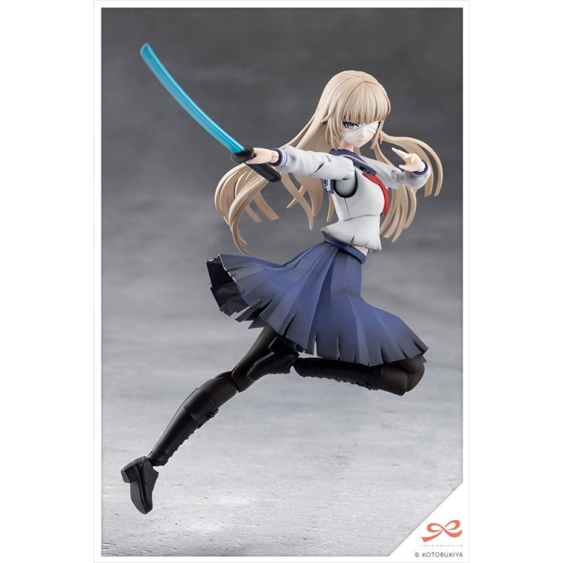 Sousai Shojo Teien Plastic Model Kit 1/10 Kuon Yakushiji Maria Kagaribi Damage Ver. School Girl Emulation 16 cm