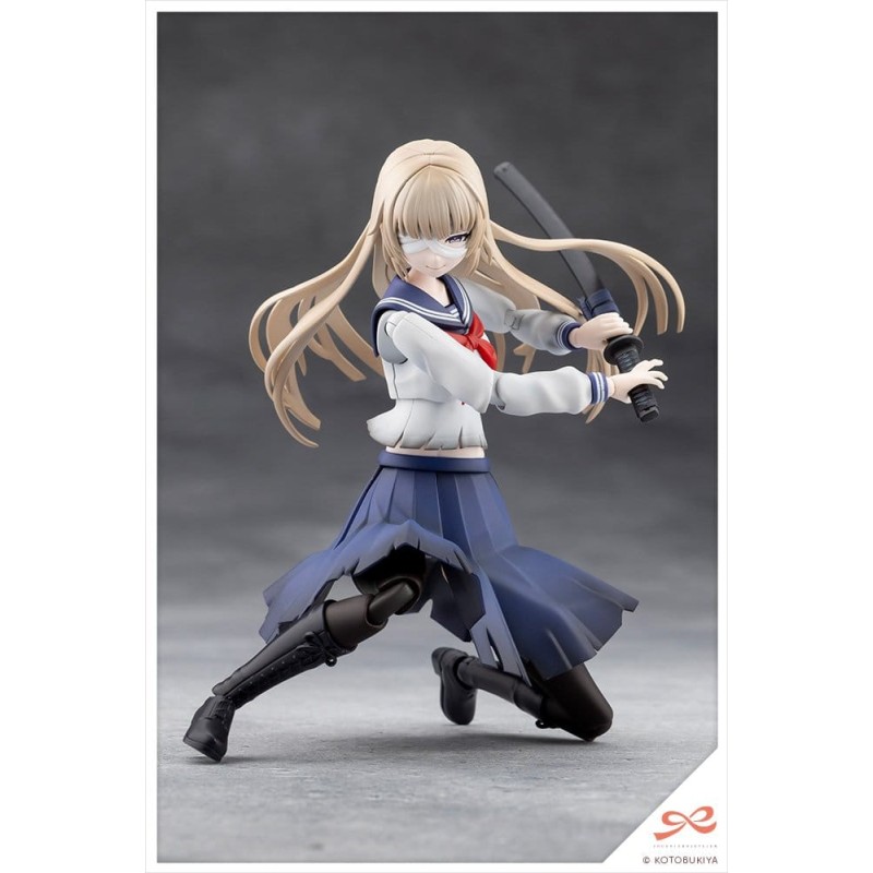 Sousai Shojo Teien Plastic Model Kit 1/10 Kuon Yakushiji Maria Kagaribi Damage Ver. School Girl Emulation 16 cm