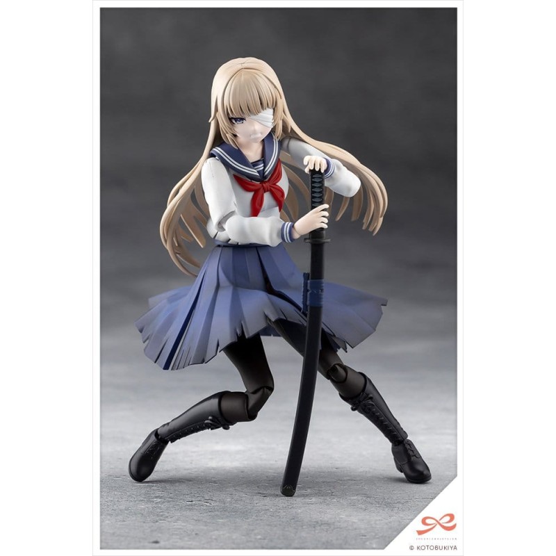 Sousai Shojo Teien Plastic Model 1/10 Kuon Yakushiji Maria Kagaribi Damage Ver. School Girl Emulation 16 cm