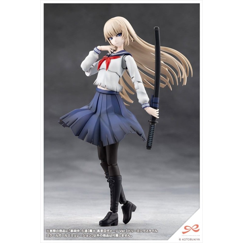 Sousai Shojo Teien Plastic Model 1/10 Kuon Yakushiji Maria Kagaribi Damage Ver. School Girl Emulation 16 cm