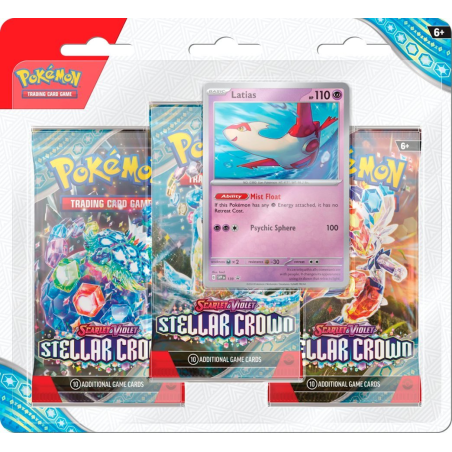 Pokémon - Couronne Stellaire (EV07) - Blister 3 Boosters FR | 820650559051