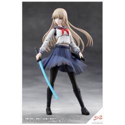 Sousai Shojo Teien Plastic Model Kit 1/10 Kuon Yakushiji Maria Kagaribi Damage Ver. School Girl Emulation 16 cm