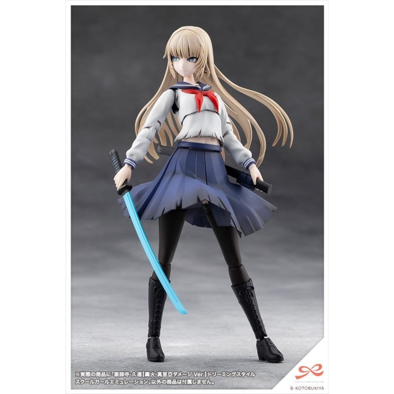 Sousai Shojo Teien Plastic Model Kit 1/10 Kuon Yakushiji Maria Kagaribi Damage Ver. School Girl Emulation 16 cm
