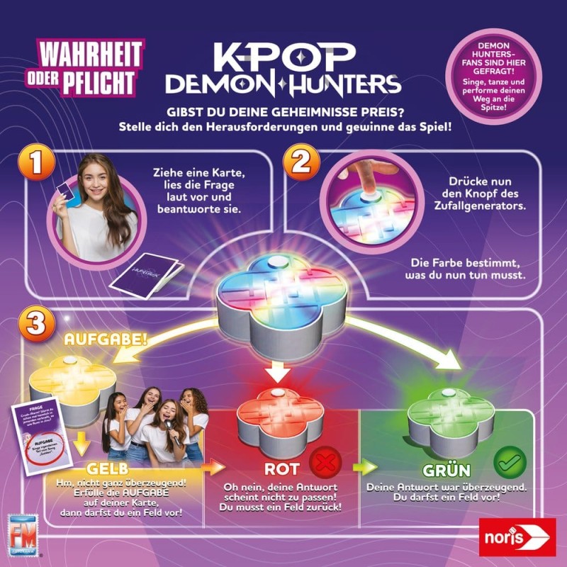 K-POP Demon Hunters jeu de plateau *ALLEMAND*