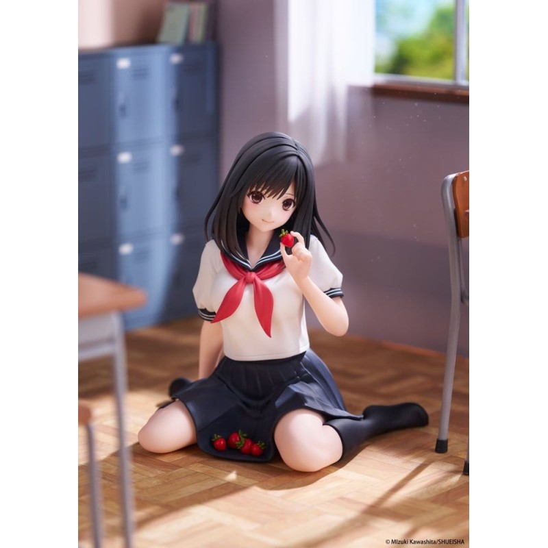 Strawberry 100% Desktop Cute PVC Figure Aya Tojo (School uniform Ver.) 13 cm