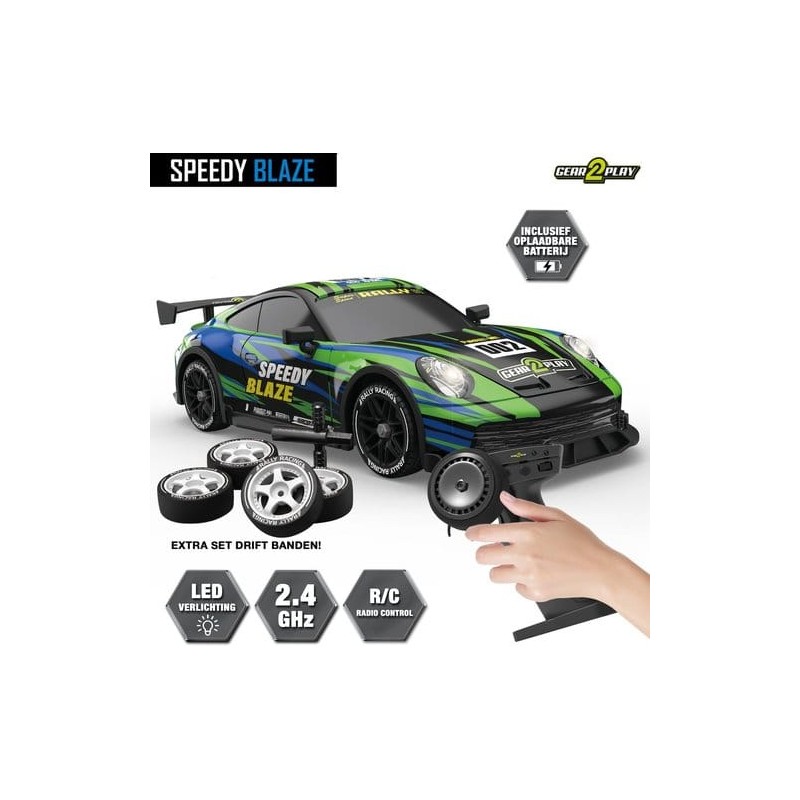 Gear2Play Radiocommandé RC Véhicule Speedy Blaze