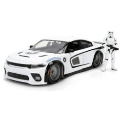 Star Wars Diecast Model 1:24 Stormtrooper Dodge Charger SRT Hellcat