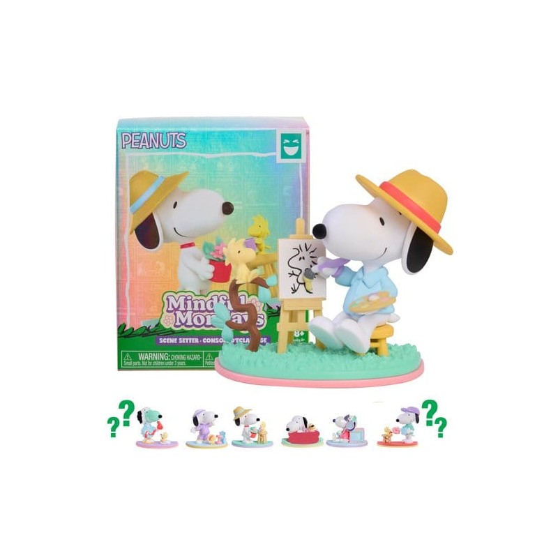Peanuts Happy Haul Mini Figurines Blind Box Snoopy Moody Mondays (8)