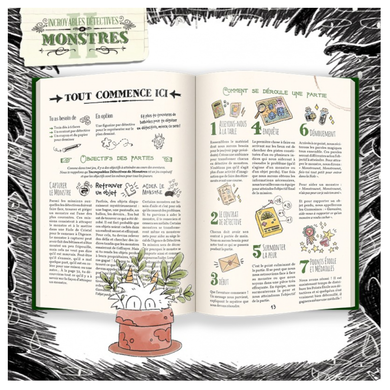 Incroyables Detectives de Monstres – Livre de base