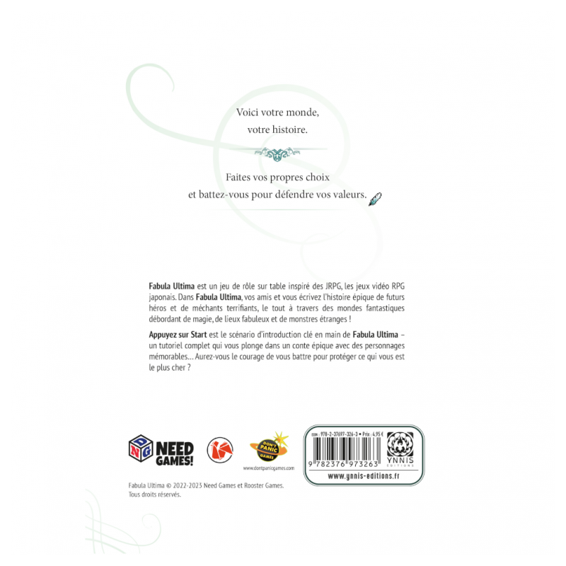 Fabula Ultima RPG – Press Start