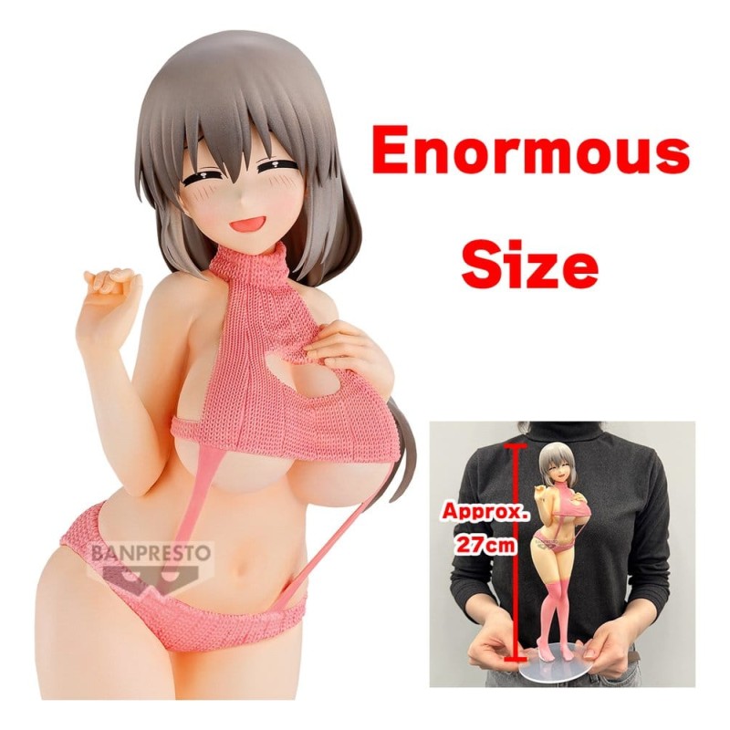 Uzaki-chan Wants to Hang Out! Eternal Romance figurine PVC Tsuki Uzaki (Sweater Swimsuit Ver.) 27 cm