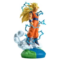 Dragon Ball Z History Box figurine PVC Super Saiyan 3 Son Goku 18 cm