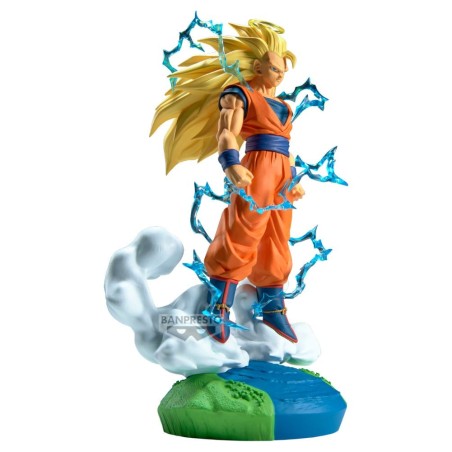 Dragon Ball Z History Box figurine PVC Super Saiyan 3 Son Goku 18 cm