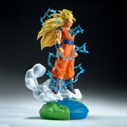 Dragon Ball Z History Box figurine PVC Super Saiyan 3 Son Goku 18 cm