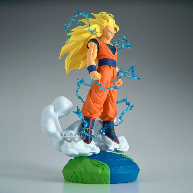 Dragon Ball Z History Box PVC Figure Super Saiyan 3 Son Goku 18 cm