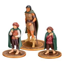 Le Seigneur des Anneaux Animated Film pack 3 figurines PVC Frodo, Aragorn, and Samwise