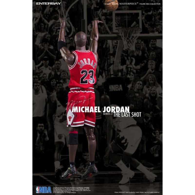 NBA Collection figurine Real Masterpiece 1/6 Michael Jordan Series 2 (Road Jersey Edition) 33 cm