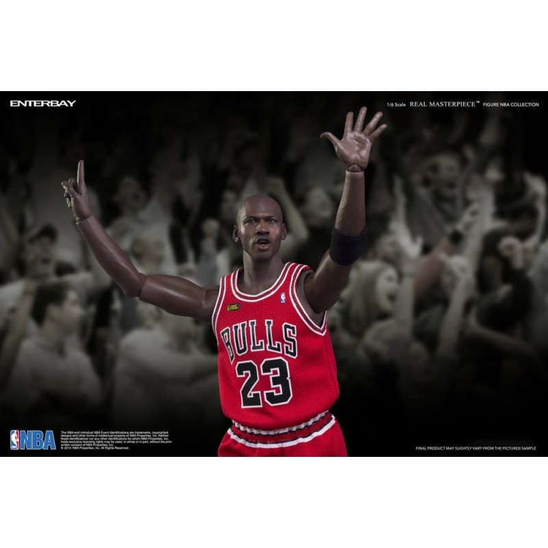 NBA Collection figurine Real Masterpiece 1/6 Michael Jordan Series 2 (Road Jersey Edition) 33 cm