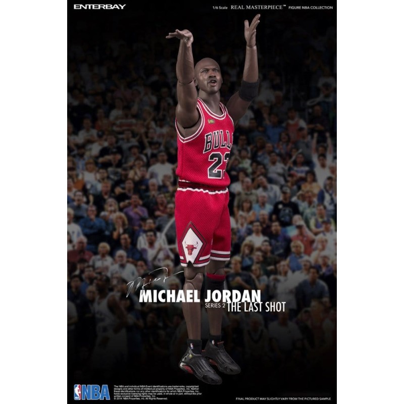 NBA Collection Real Masterpiece Actionfigur 1/6 Michael Jordan Series 2 (Road Jersey Edition) 33 cm