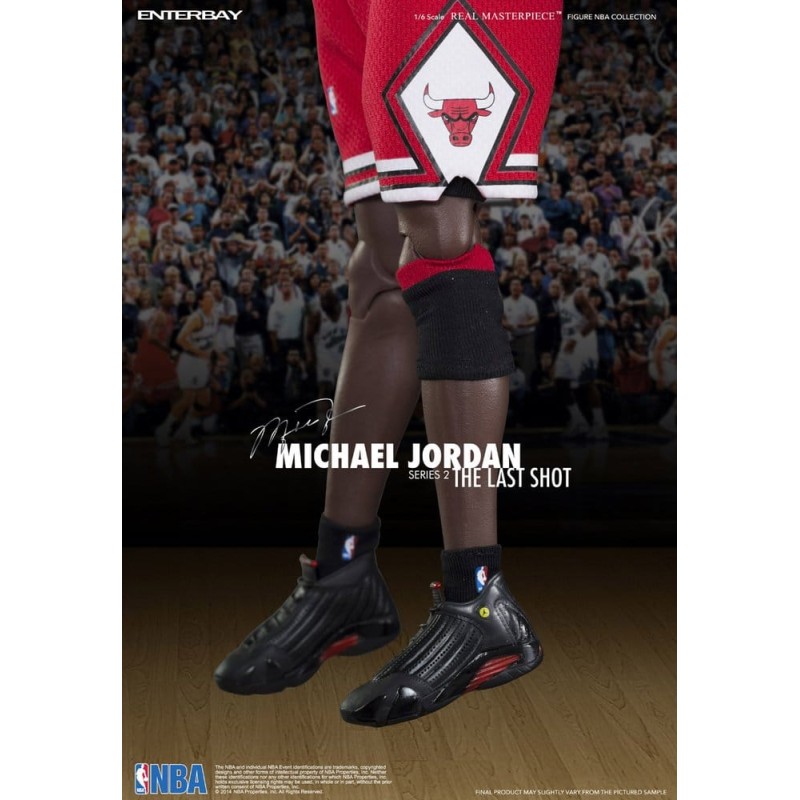 NBA Collection figurine Real Masterpiece 1/6 Michael Jordan Series 2 (Road Jersey Edition) 33 cm