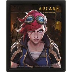 League of Legends poster effet 3D Arcane Jinx-VI