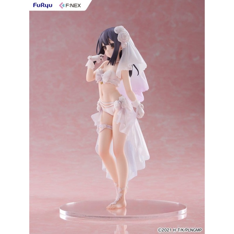 Fate/kaleid liner Prisma Illya: Licht - The Nameless Girl F:NEX PVC Figure 1/7 Miyu Edelfelt Wedding Swimsuit Ver. 21 cm