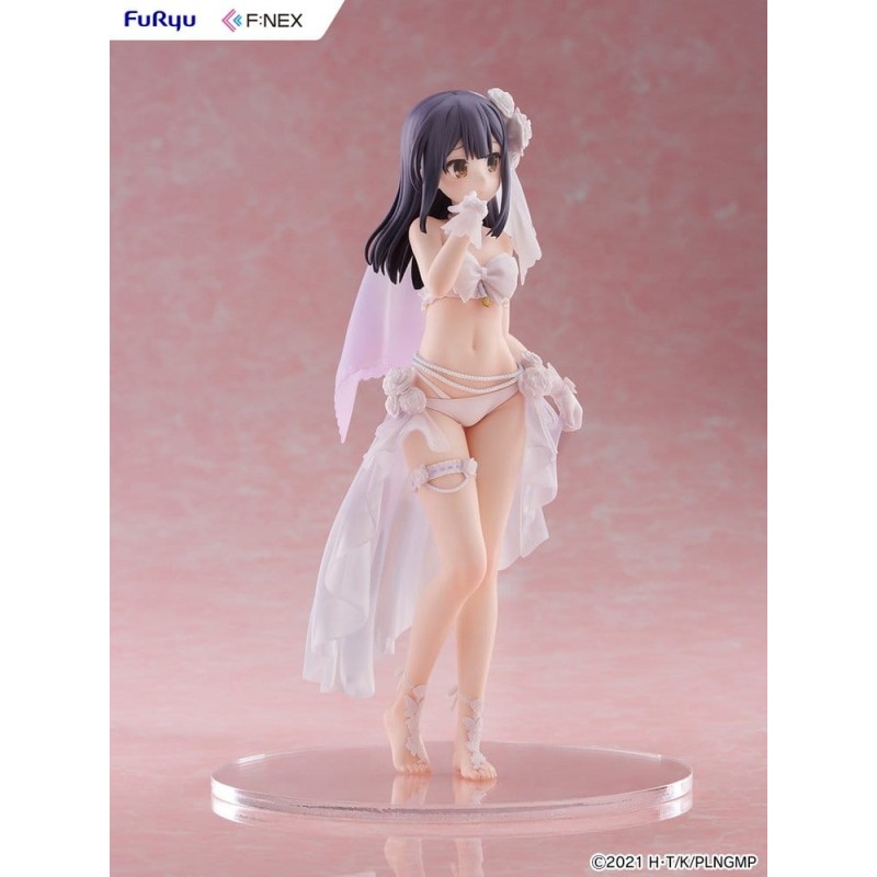 Fate/kaleid liner Prisma Illya: Licht - The Nameless Girl F:NEX figurine PVC 1/7 Miyu Edelfelt Wedding Swimsuit Ver. 21 cm