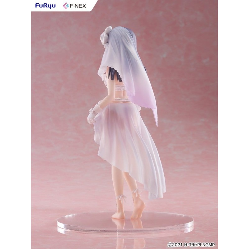 Fate/kaleid liner Prisma Illya: Licht - The Nameless Girl F:NEX figurine PVC 1/7 Miyu Edelfelt Wedding Swimsuit Ver. 21 cm