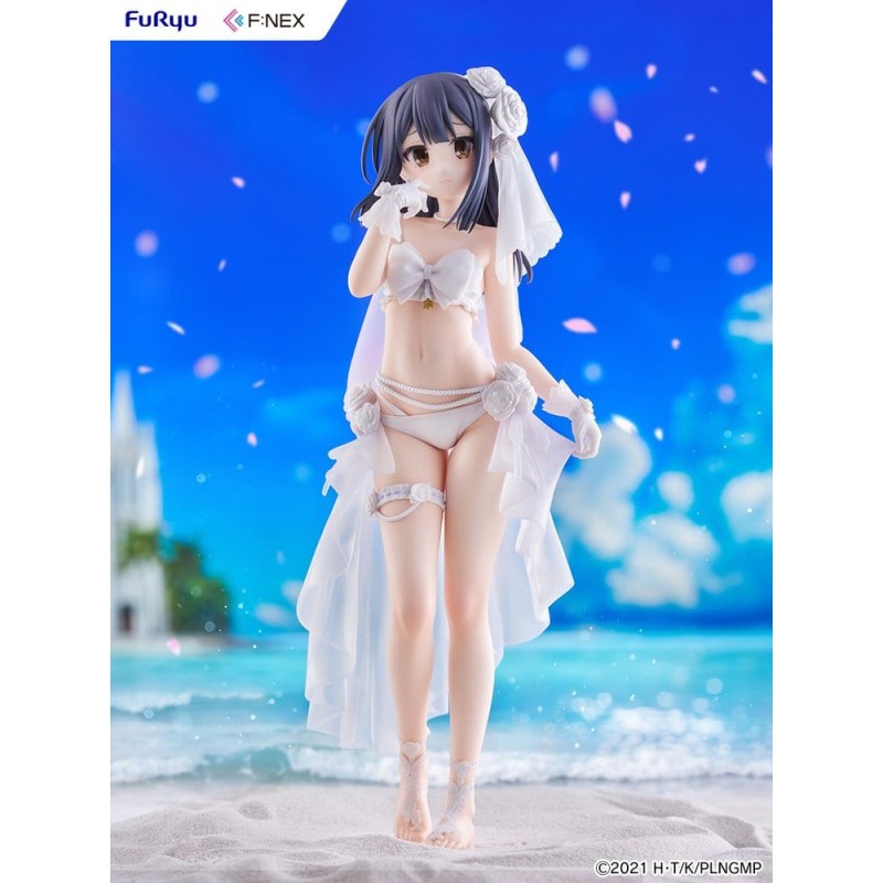 Fate/kaleid liner Prisma Illya: Licht - The Nameless Girl F:NEX PVC Figure 1/7 Miyu Edelfelt Wedding Swimsuit Ver. 21 cm