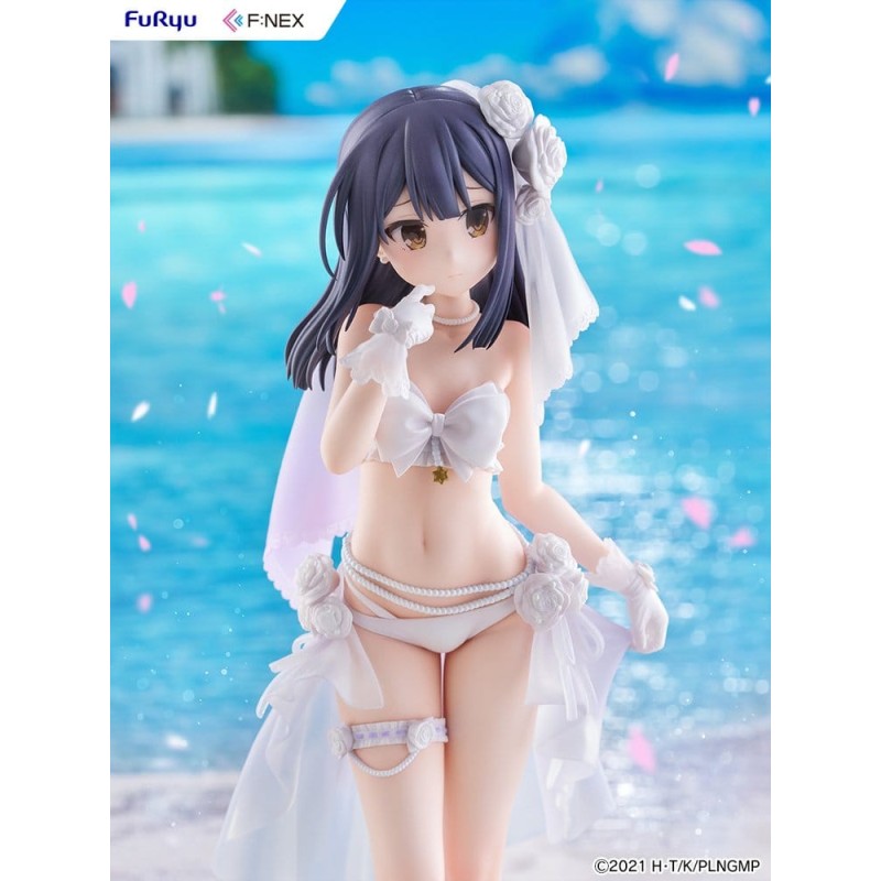 Fate/kaleid liner Prisma Illya: Licht - The Nameless Girl F:NEX PVC Figure 1/7 Miyu Edelfelt Wedding Swimsuit Ver. 21 cm