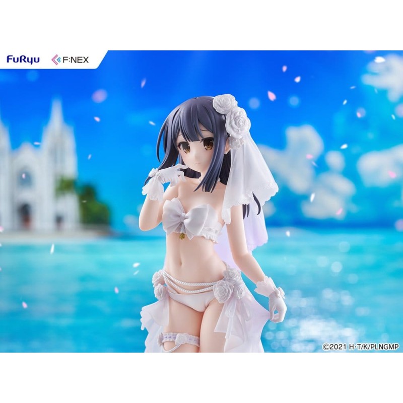 Fate/kaleid liner Prisma Illya: Licht - The Nameless Girl F:NEX figurine PVC 1/7 Miyu Edelfelt Wedding Swimsuit Ver. 21 cm