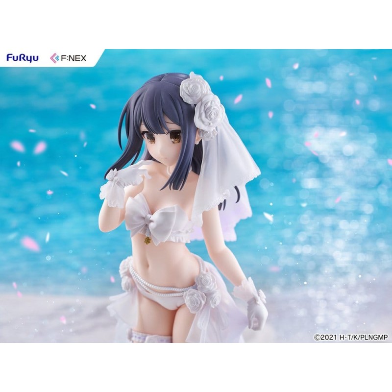 Fate/kaleid liner Prisma Illya: Licht - The Nameless Girl F:NEX PVC Figure 1/7 Miyu Edelfelt Wedding Swimsuit Ver. 21 cm