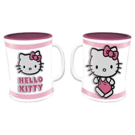 Hello Kitty mug Pink Emboss