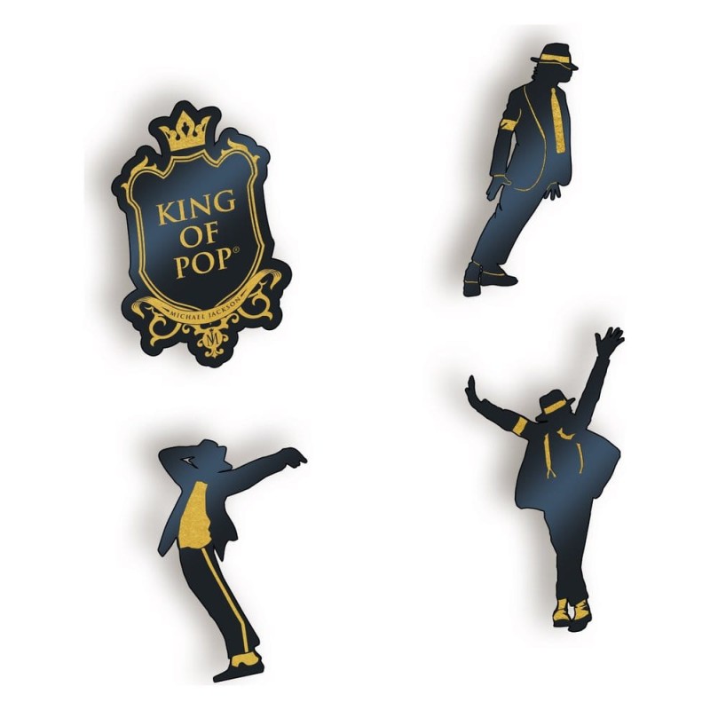 Michael Jackson Pin Badges Set (4)