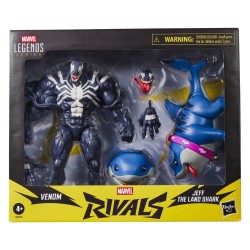 Marvel Rivals Marvel Legends pack 2 figurines Venom & Jeff the Land Shark 15 cm