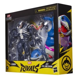 Marvel Rivals Marvel Legends pack 2 figurines Venom & Jeff the Land Shark 15 cm