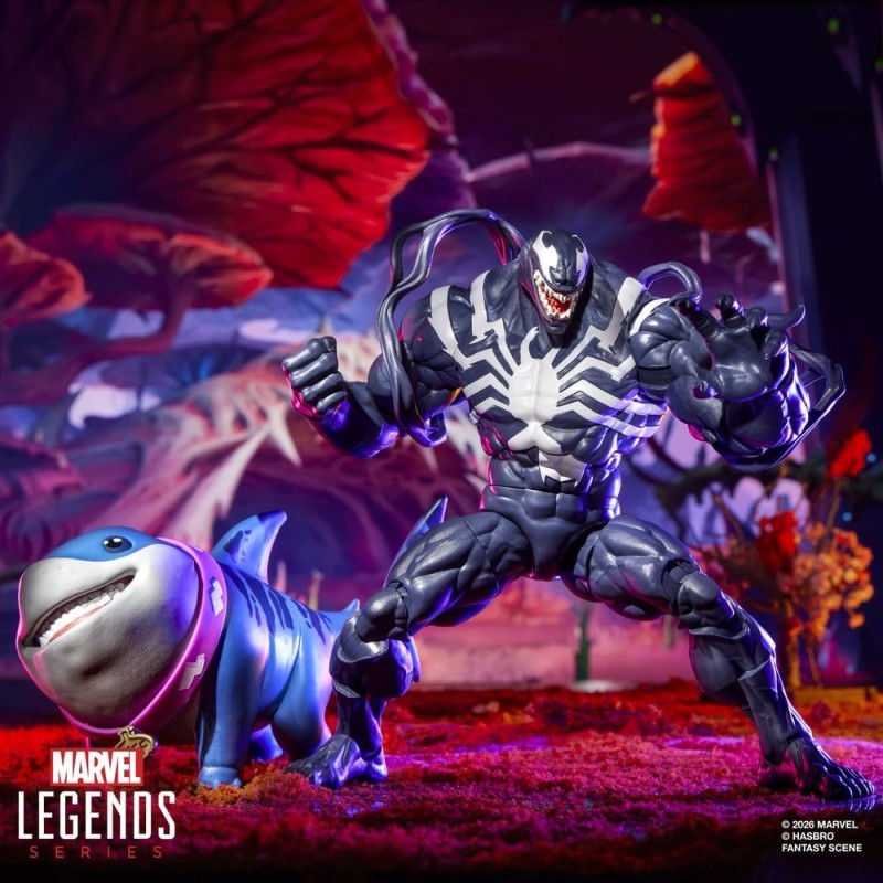 Marvel Rivals Marvel Legends pack 2 figurines Venom & Jeff the Land Shark 15 cm