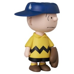 MLB × Peanuts figurine PVC UDF Los Angeles Dodgers Charlie Brown 9 cm