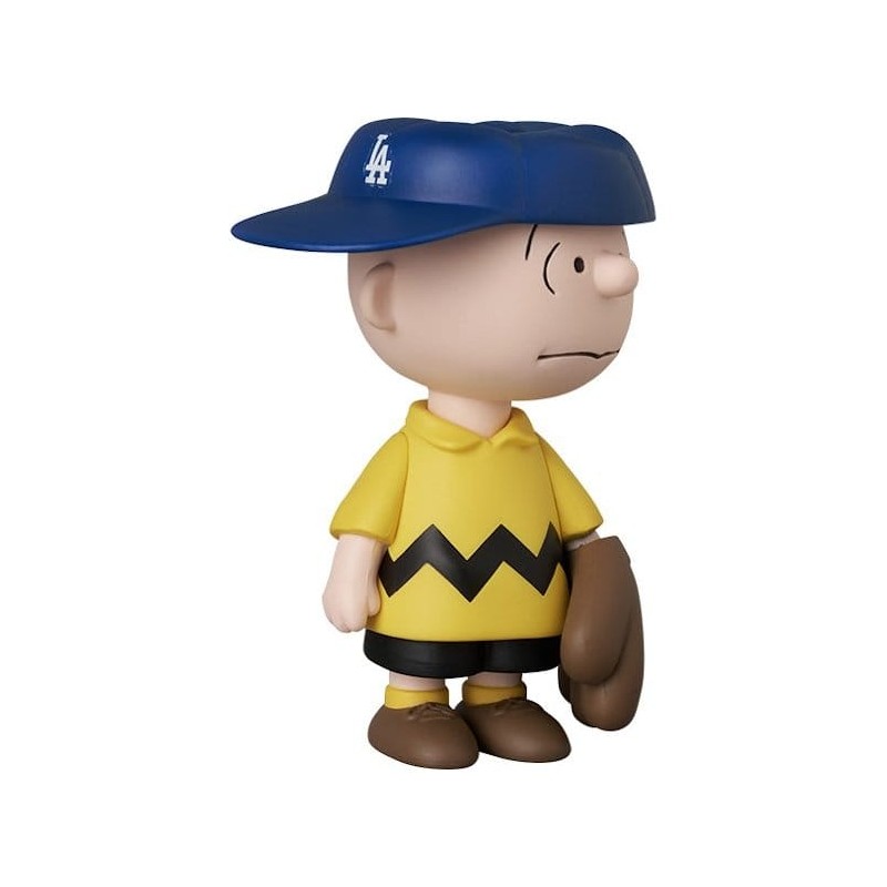 MLB × Peanuts figurine PVC UDF Los Angeles Dodgers Charlie Brown 9 cm