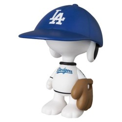 MLB × Peanuts figurine PVC UDF Los Angeles Dodgers Snoopy 7 cm