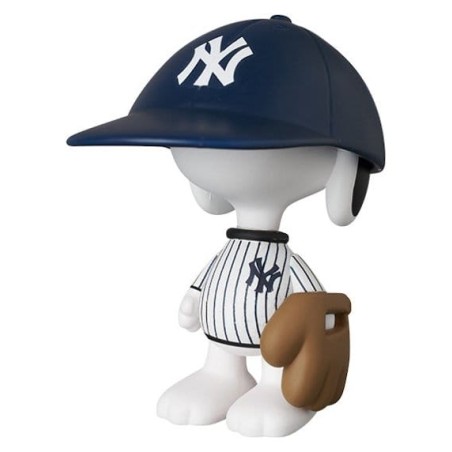 MLB × Peanuts figurine PVC UDF New York Yankees Snoopy 7 cm