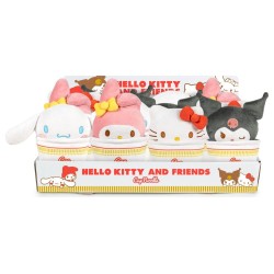 Hello Kitty &amp; Friends assortiment peluches - Cup Noodles 16 cm (24)