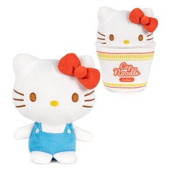 Hello Kitty &amp; Friends assortiment peluches - Cup Noodles 16 cm (24)