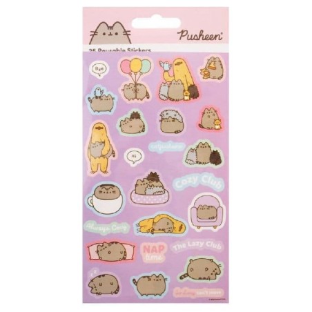 Pusheen pack de 25 stickers