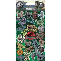 Jurassic World pack de 25 stickers