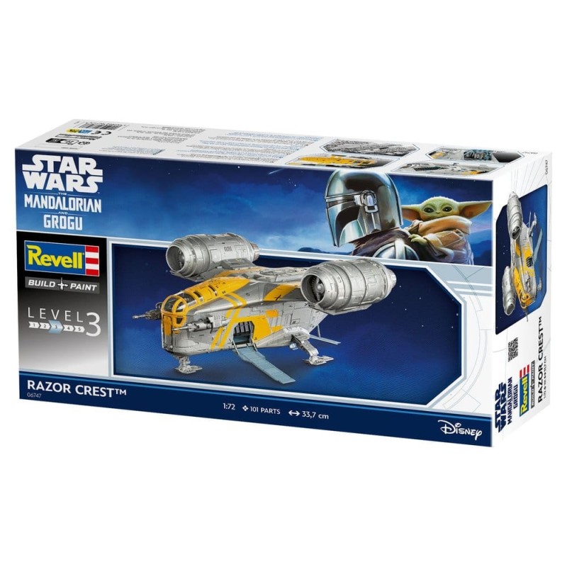 Star Wars The Mandalorian and Grogu Revell maquette 1/72 Razor Crest 34 cm